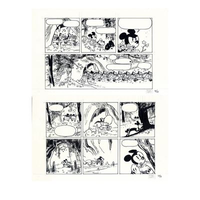 Mickey et les mille Pat par Thierry Martin, original paper n°49